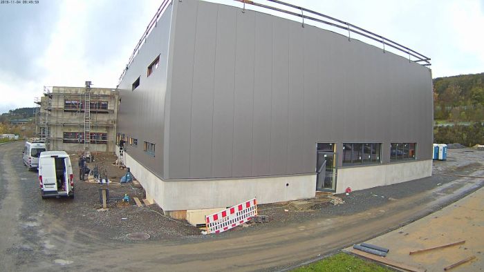 Fortschritte auf der Baustelle des neuen MEDENUS Gebäudes
